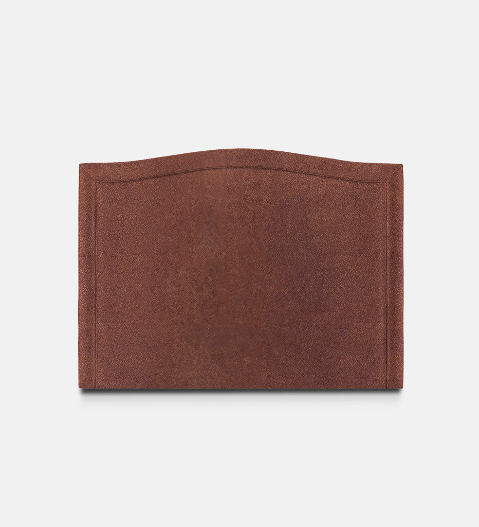 Fletcher Leather Headboard 3 Quarter Piping (80208)