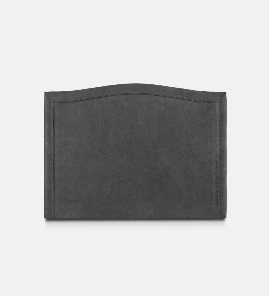 Fletcher Leather Headboard Double Piping (91922)