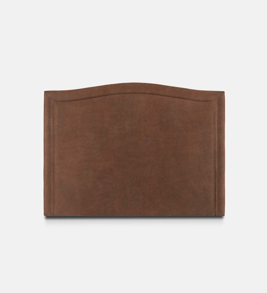 Fletcher Leather Headboard 3 Quarter Piping (80205)