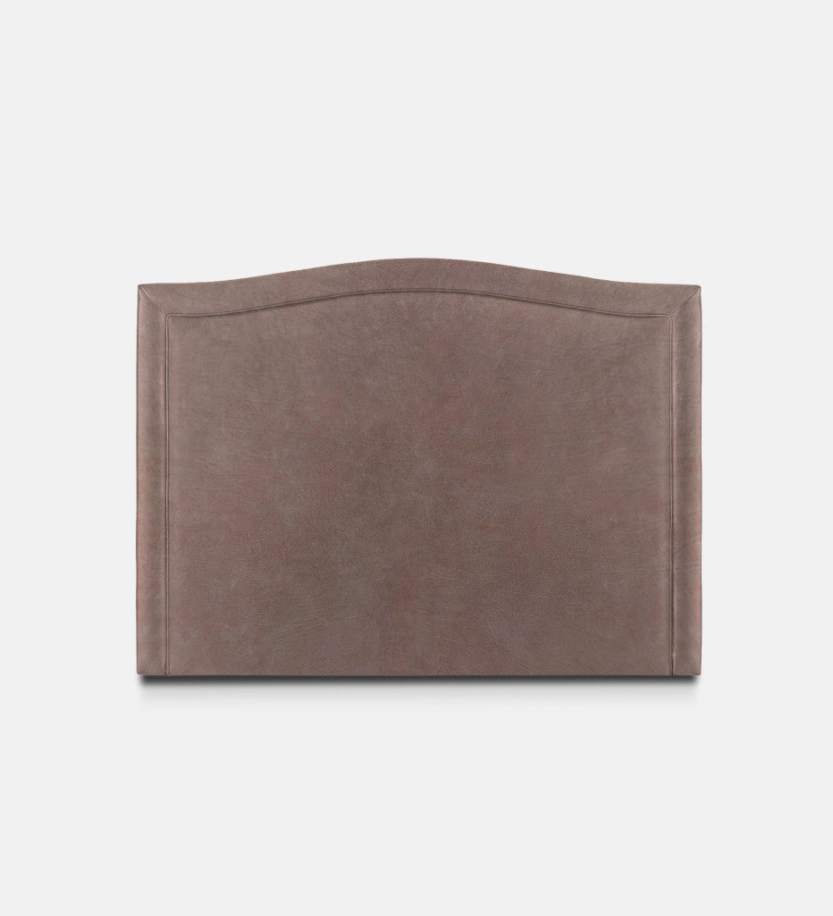 Fletcher Leather Headboard 3 Quarter Piping (80170)