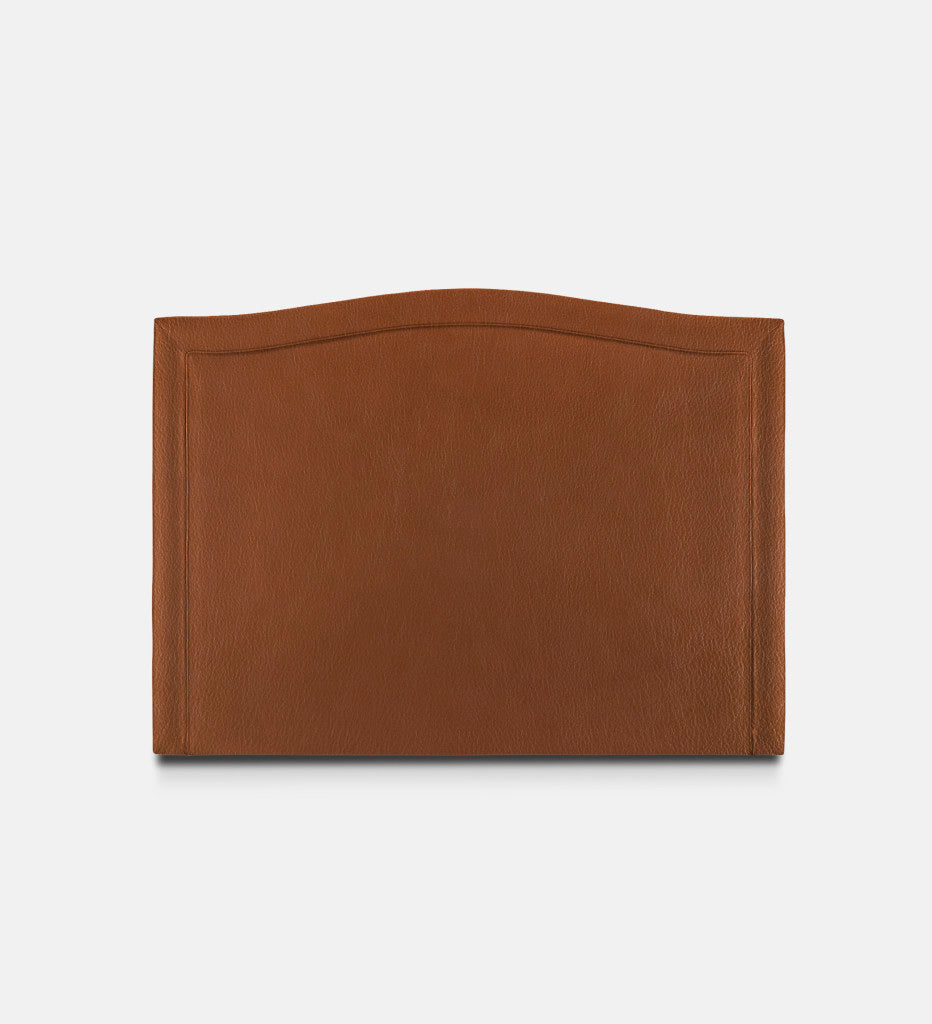 Fletcher Leather Headboard 3 Quarter Piping (80190)