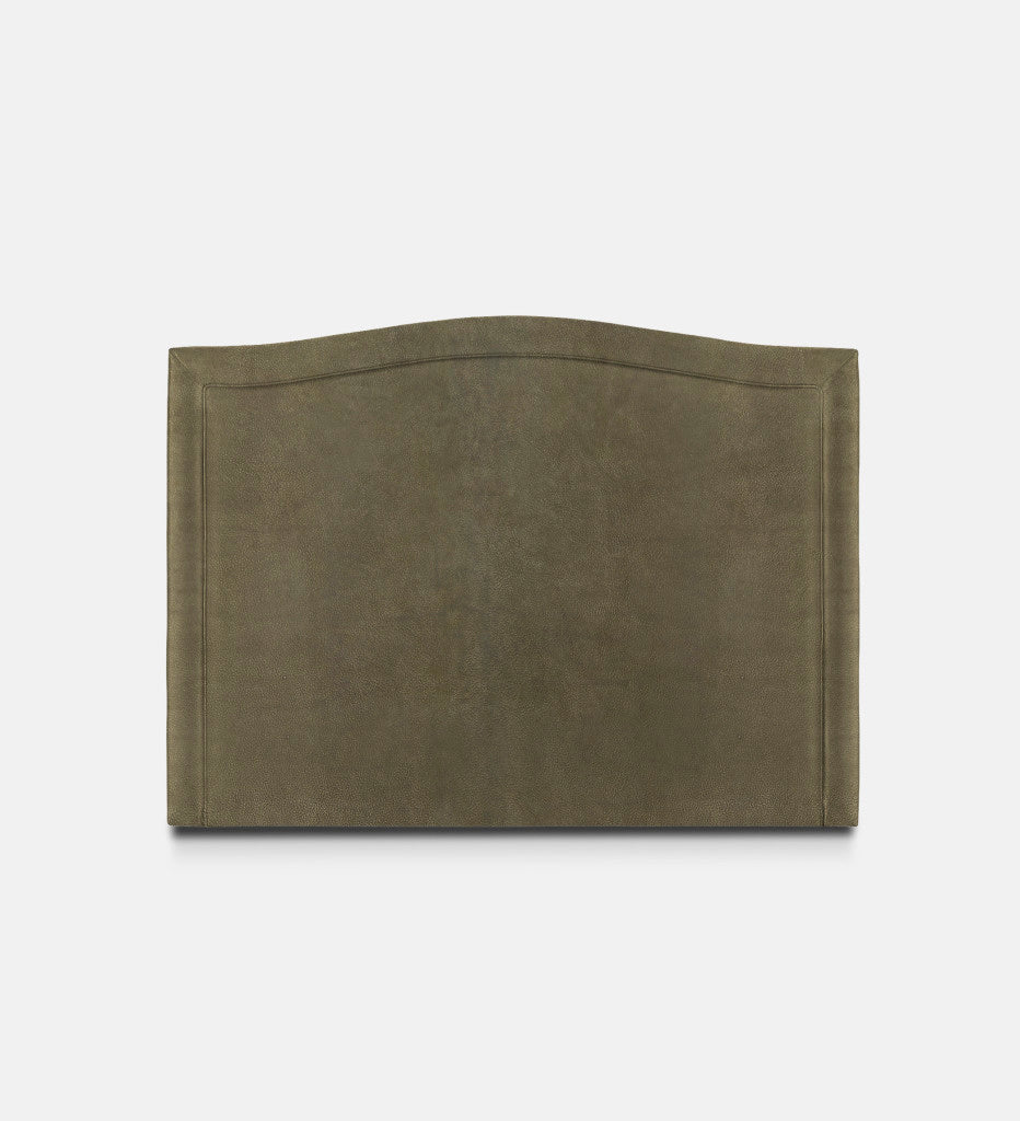 Fletcher Leather Headboard Double Piping (80214)
