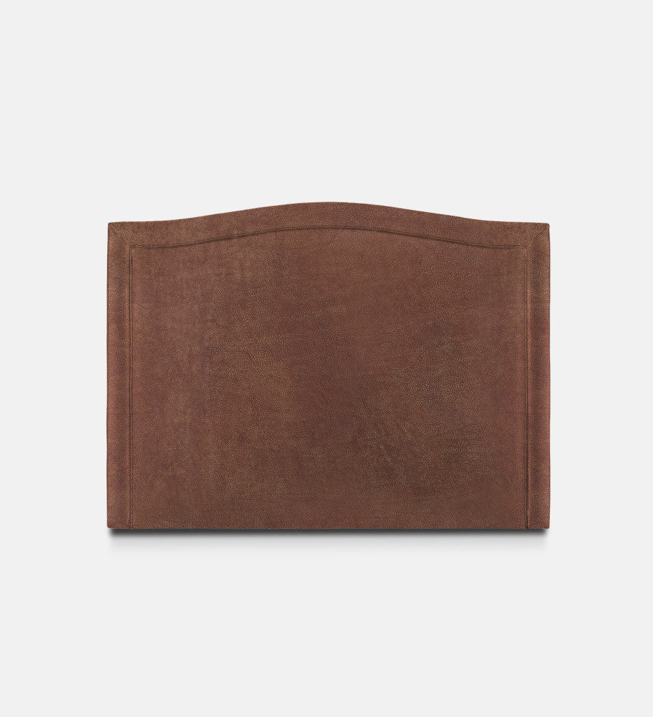 Fletcher Leather Headboard 3 Quarter Piping (80167)