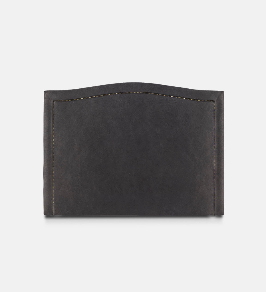 Fletcher Leather Headboard 3 Quarter Studs (80076)