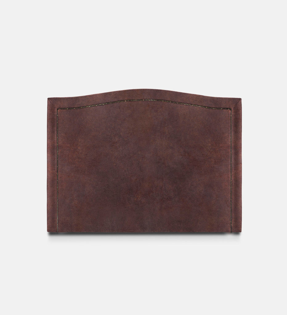 Fletcher Leather Headboard 3 Quarter Studs (80040)