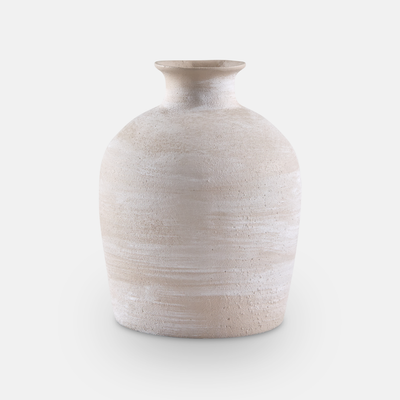 Georgia Medium Vase- Chalk
