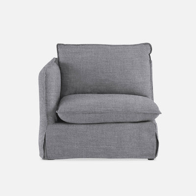 Indiana Slipcover Modular Couch - Left