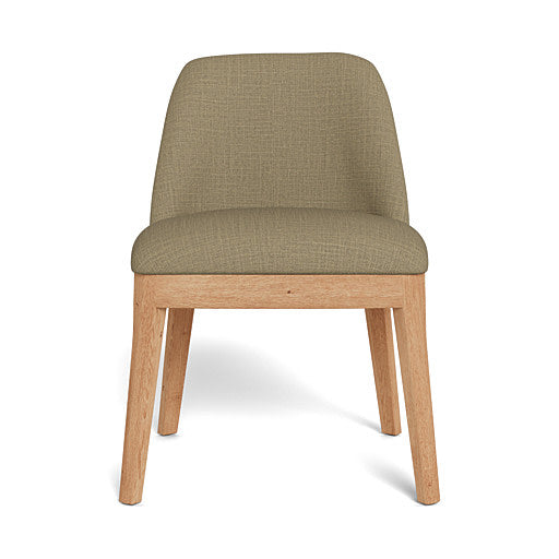 Kelly Fully Upholstered Dining Chair Natural Leg (96416)