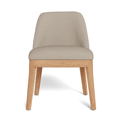 Kelly Fully Upholstered Dining Chair Natural Leg (96415)