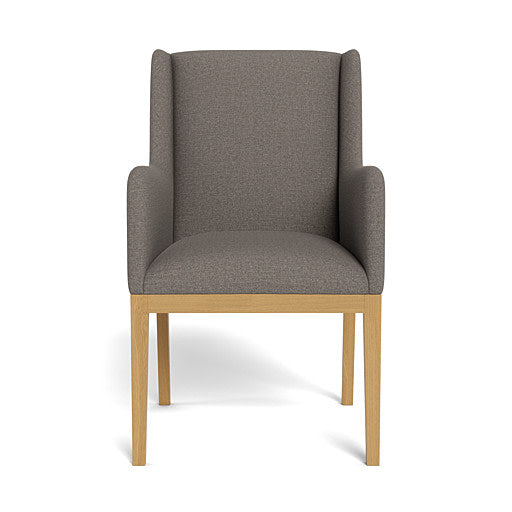 Kendall Fully Upholstered Carver Chair Natural Leg (101960)