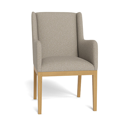 Kendall Fully Upholstered Carver Chair Natural Leg (95885)