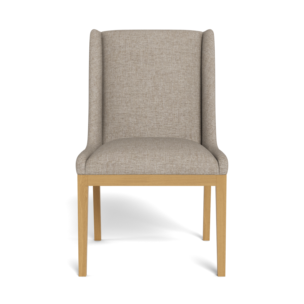 Kendall Fully Upholstered Dining Chair Natural Leg (90458)