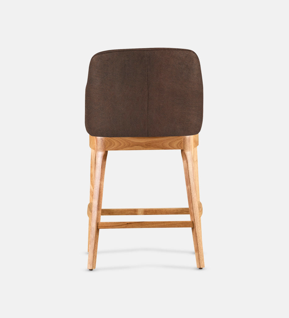 Kelly Leather Counter Armchair Natural Leg (81733)