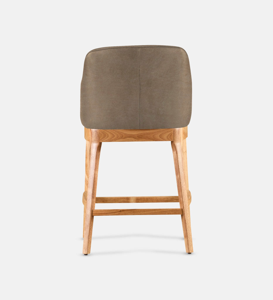 Kelly Leather Counter Armchair Natural Leg (81729)