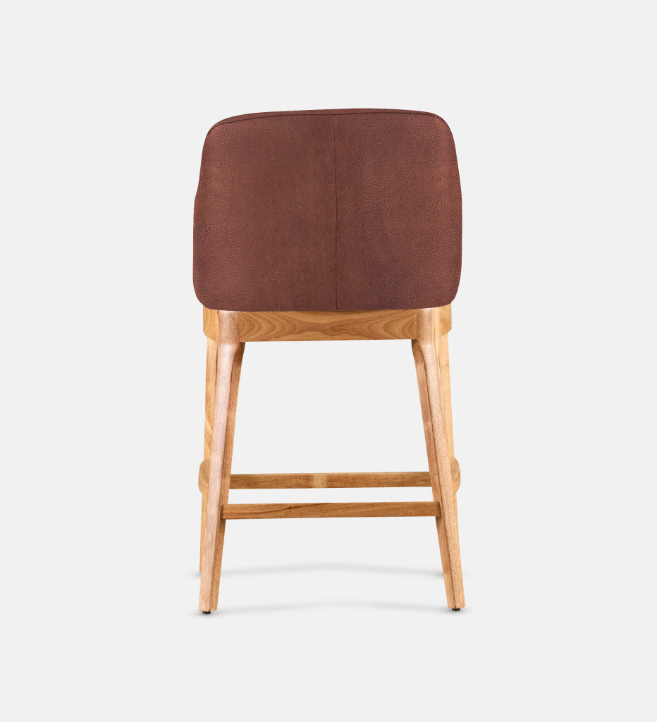 Kelly Leather Counter Armchair Natural Leg (81741)