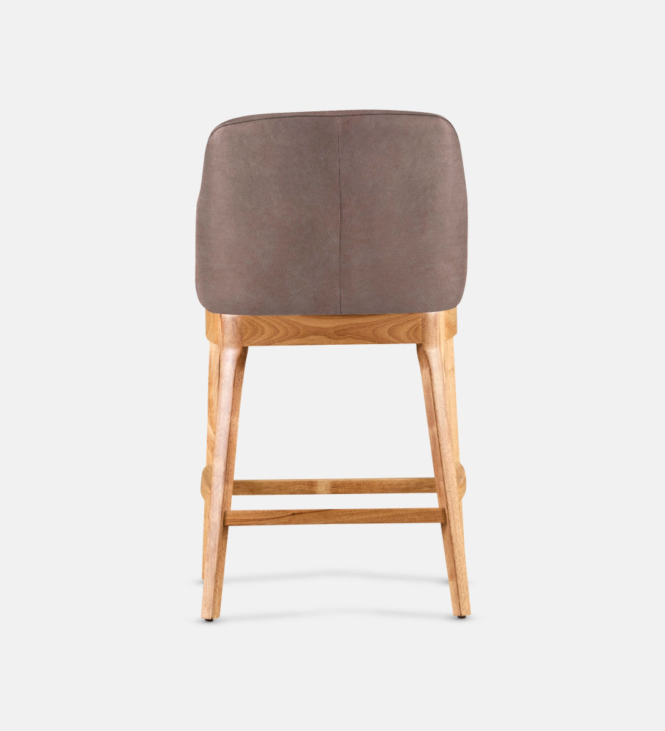 Kelly Leather Counter Armchair Natural Leg (81721)