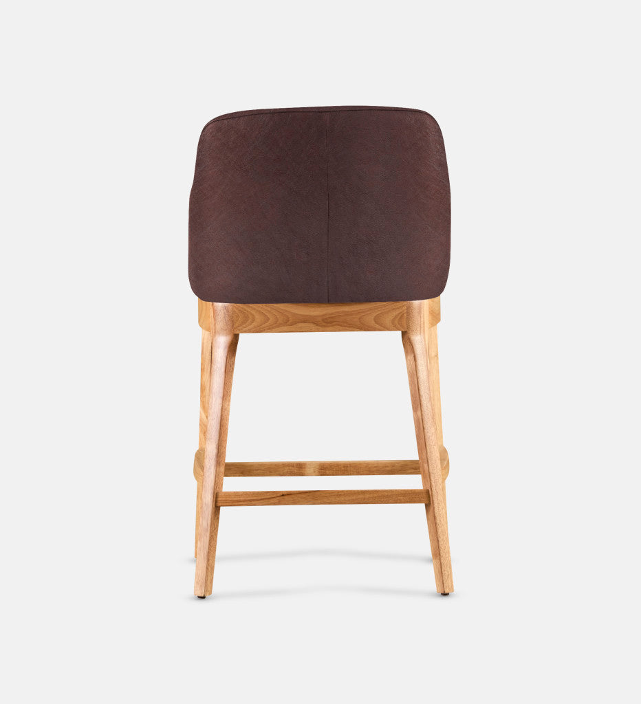 Kelly Leather Counter Armchair Natural Leg (81757)