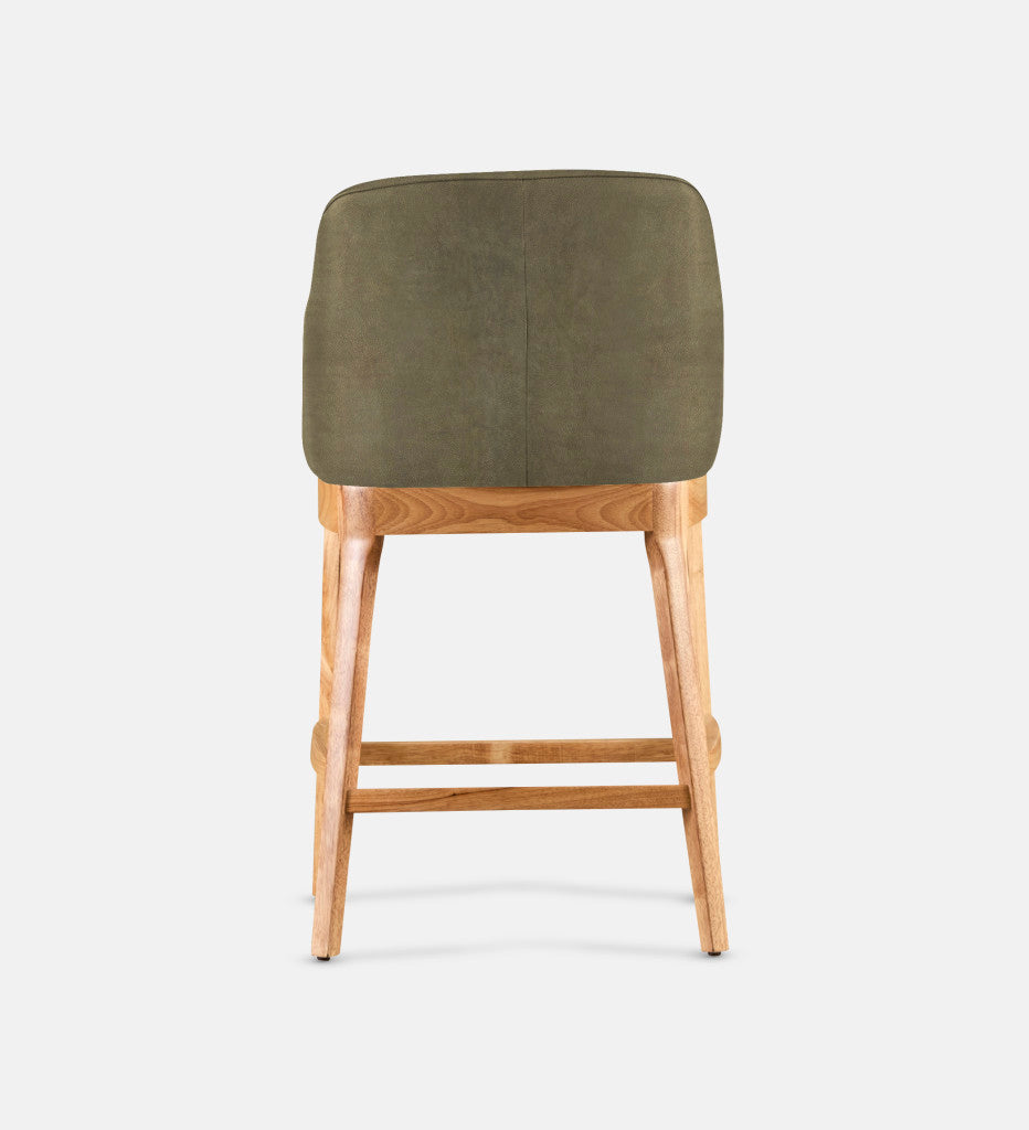 Kelly Leather Counter Armchair Natural Leg (81717)