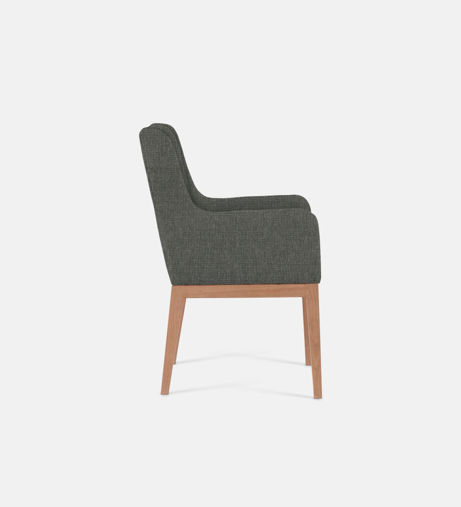 Kendall Fully Upholstered Carver Chair Natural Leg (79244)
