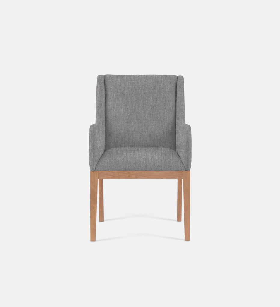 Kendall Fully Upholstered Carver Chair Natural Leg (79188)