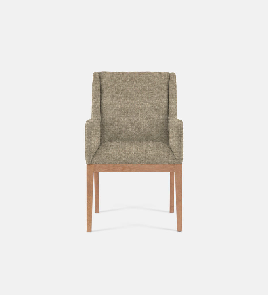 Kendall Fully Upholstered Carver Chair Natural Leg (79220)