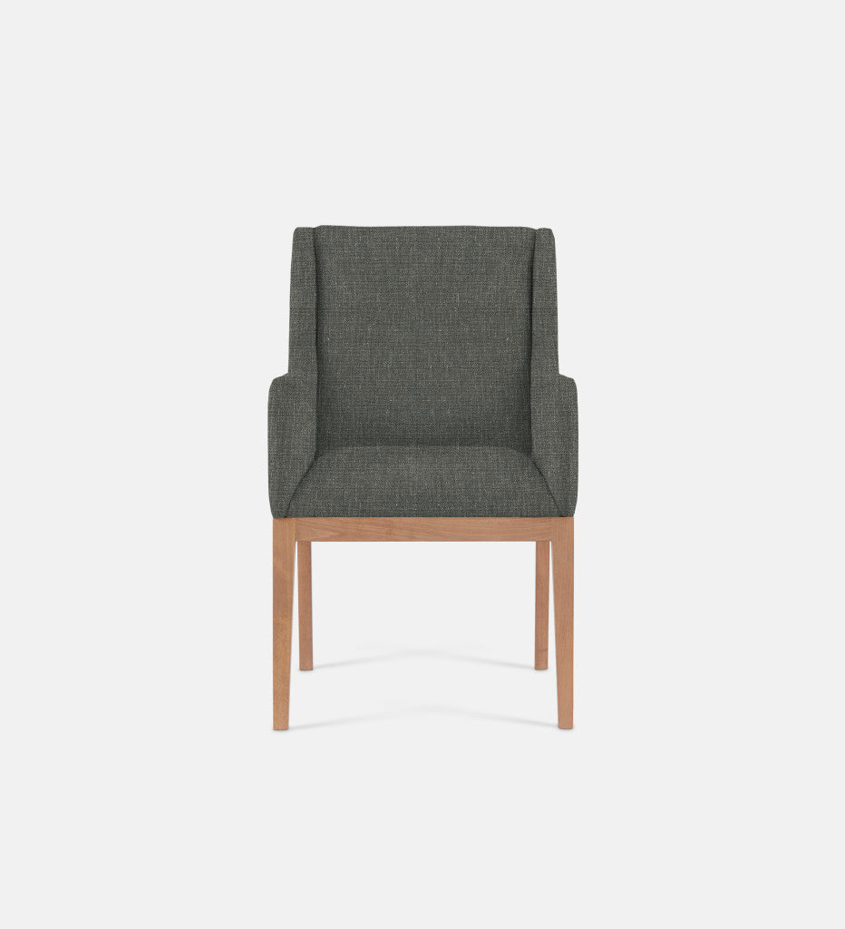 Kendall Fully Upholstered Carver Chair Natural Leg (79246)