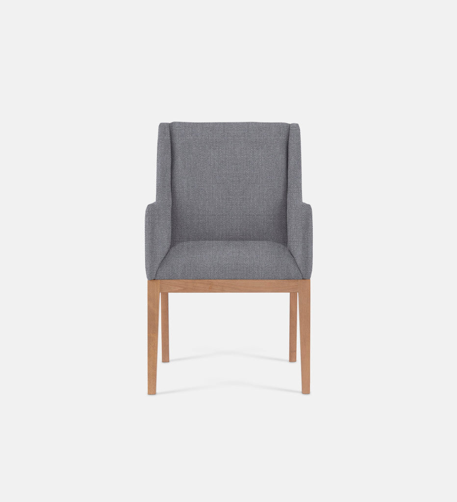 Kendall Fully Upholstered Carver Chair Natural Leg (79281)