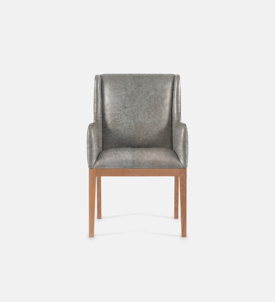 Kendall Leather Carver Chair Natural Leg (79464)