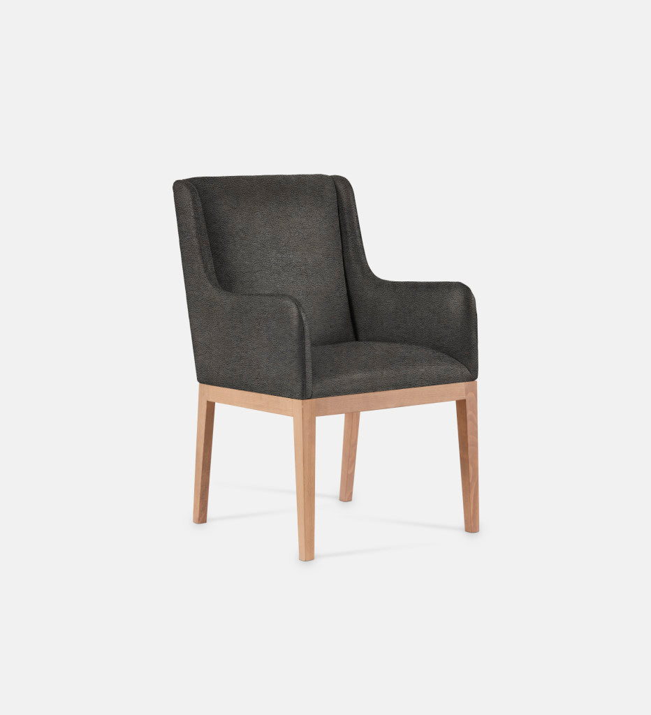 Kendall Leather Carver Chair Natural Leg (79485)