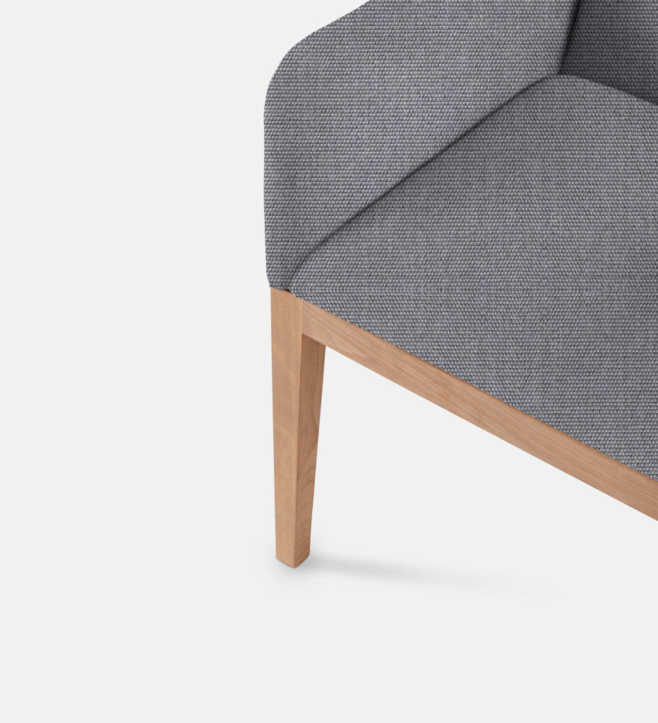 Kendall Fully Upholstered Carver Chair Natural Leg (79282)