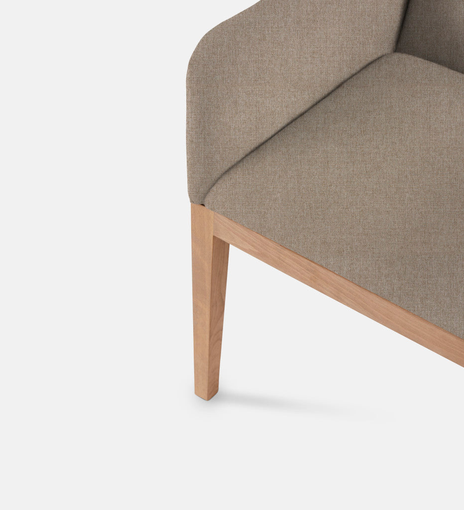 Kendall Fully Upholstered Carver Chair Natural Leg (79357)