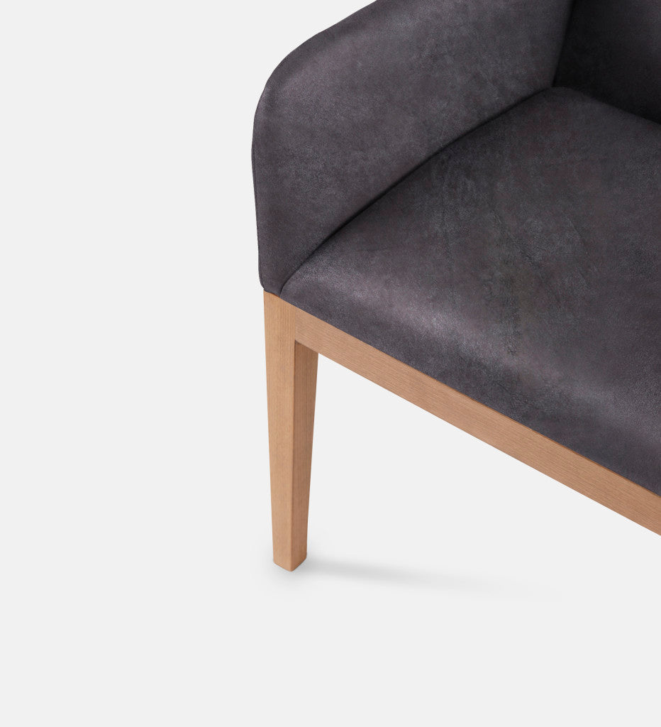 Kendall Leather Carver Chair Natural Leg (79457)