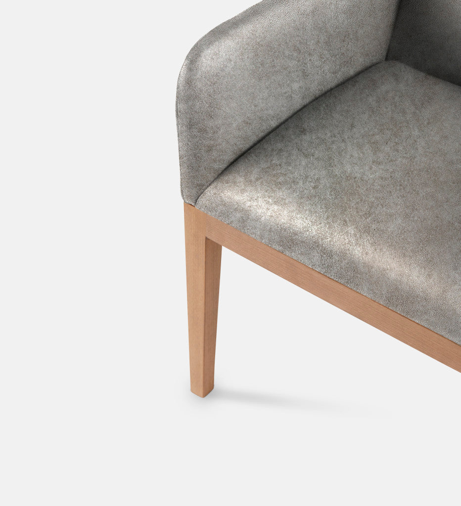 Kendall Leather Carver Chair Natural Leg (79467)