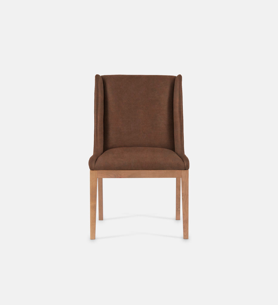 Kendall Leather Dining Chair Natural Leg (79082)