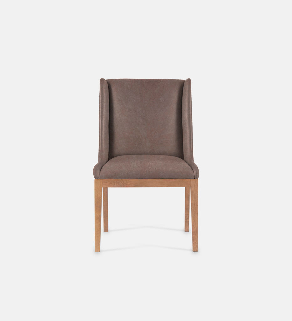 Kendall Leather Dining Chair Natural Leg (79096)