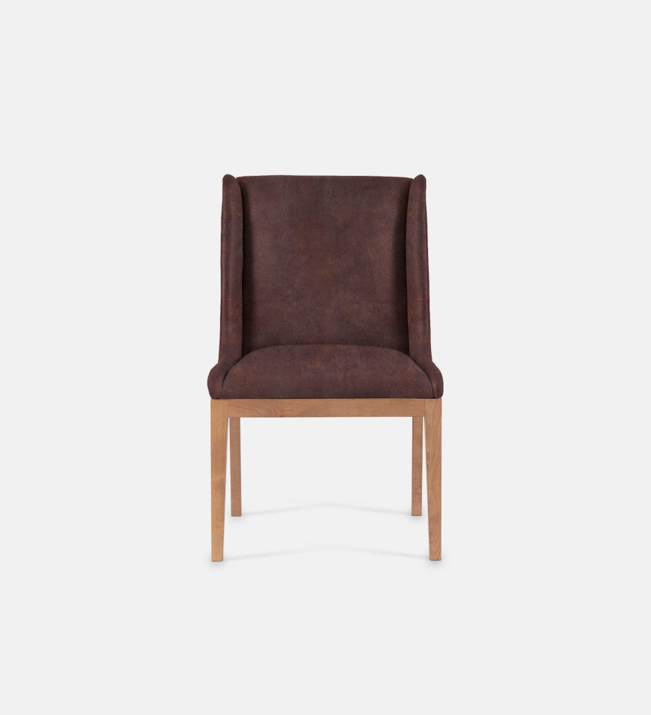 Kendall Leather Dining Chair Natural Leg (79161)