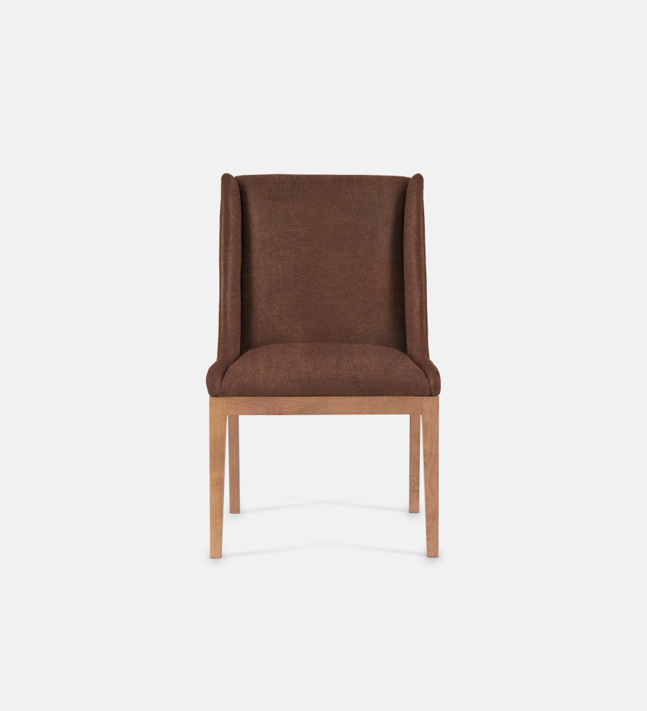 Kendall Leather Dining Chair Natural Leg (79177)