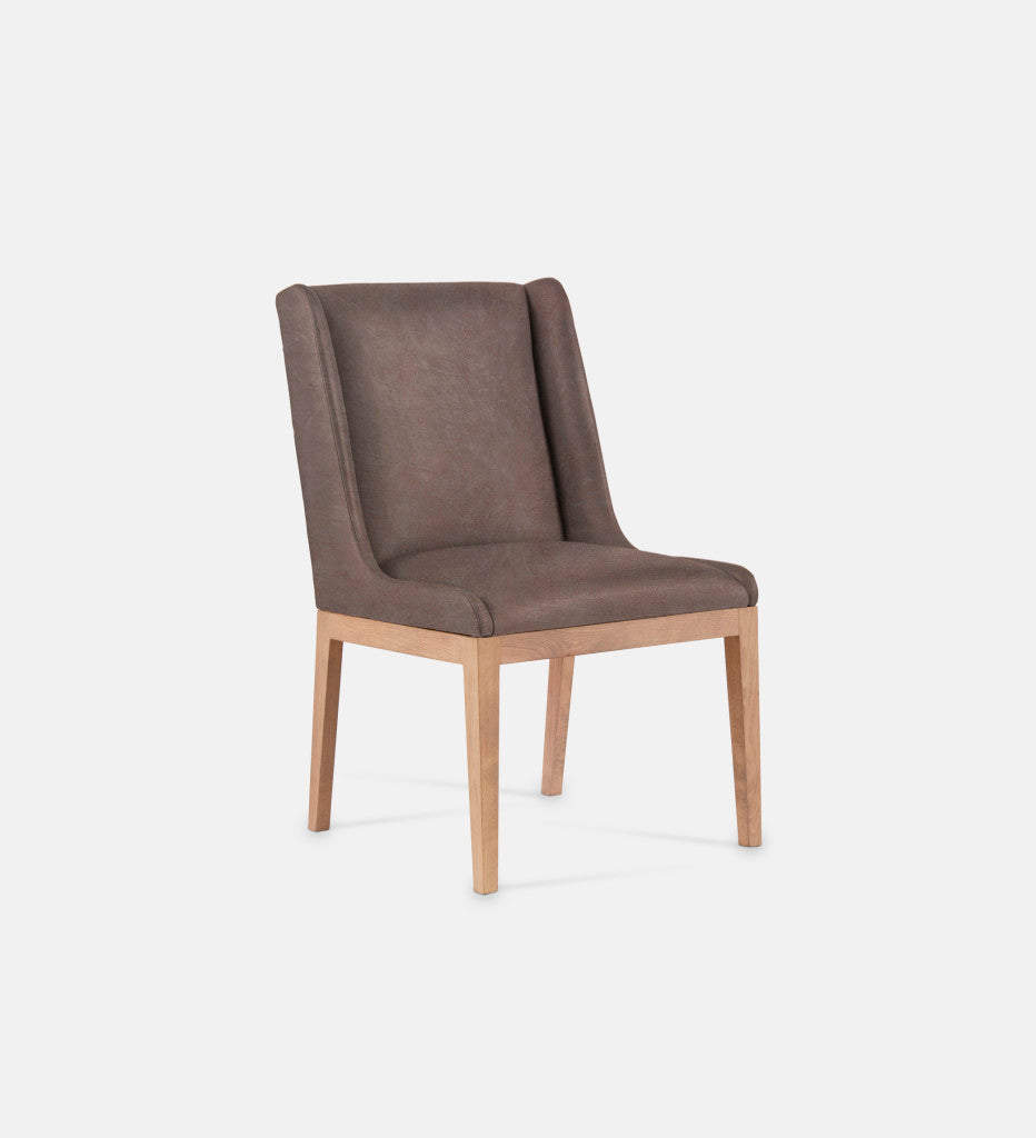 Kendall Leather Dining Chair Natural Leg (79092)