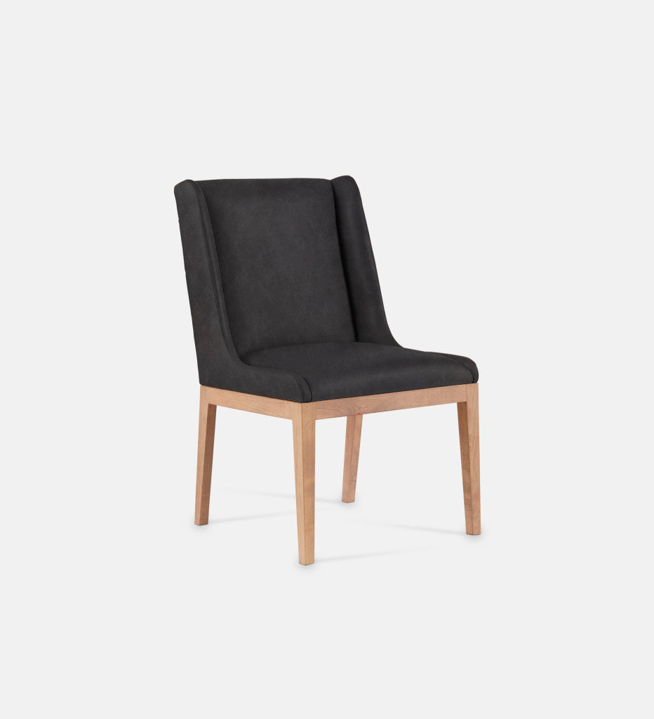 Kendall Leather Dining Chair Natural Leg (79112)