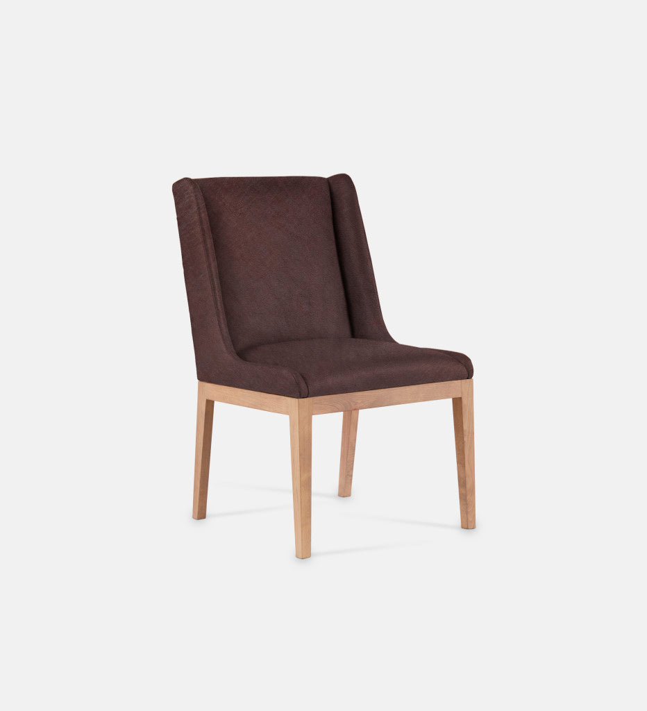 Kendall Leather Dining Chair Natural Leg (79118)