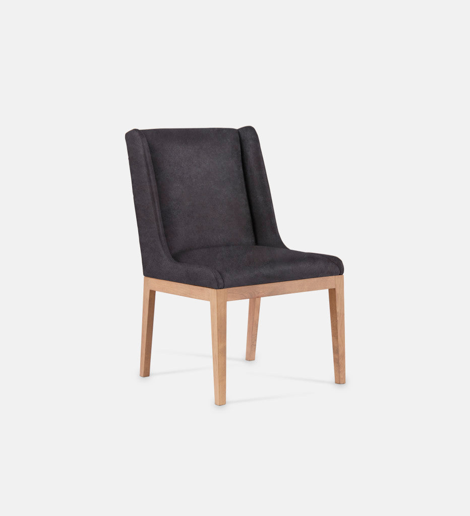 Kendall Leather Dining Chair Natural Leg (79143)