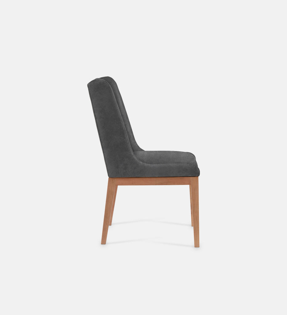 Kendall Leather Dining Chair Natural Leg (79174)
