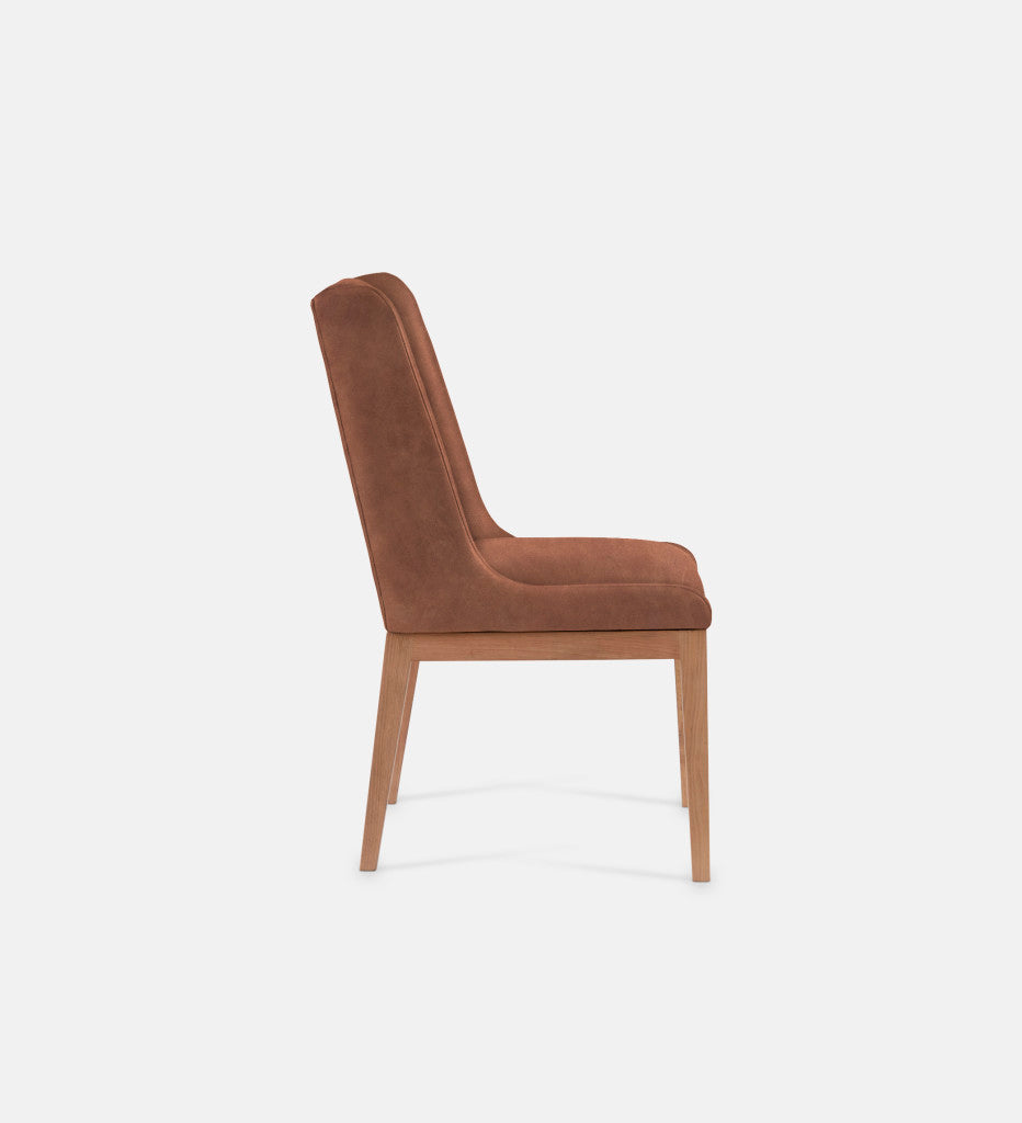 Kendall Leather Dining Chair Natural Leg (79090)