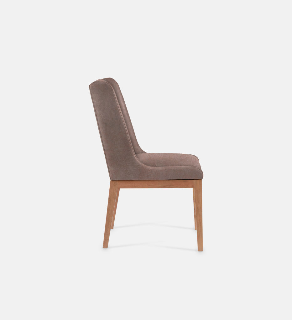 Kendall Leather Dining Chair Natural Leg (79093)
