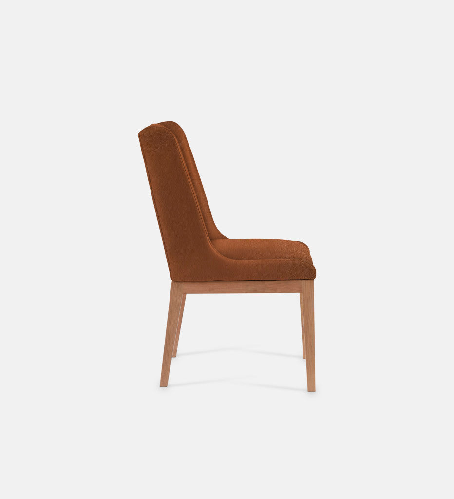 Kendall Leather Dining Chair Natural Leg (79129)