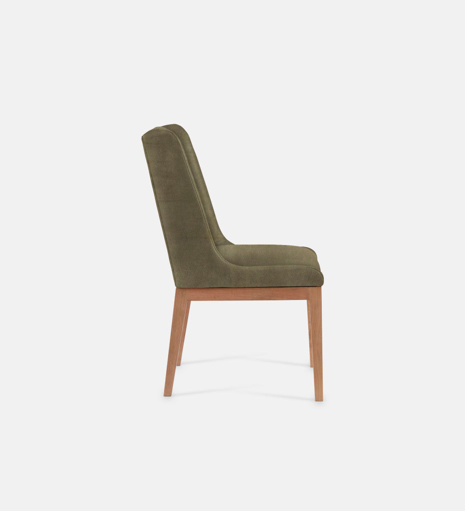Kendall Leather Dining Chair Natural Leg (79154)
