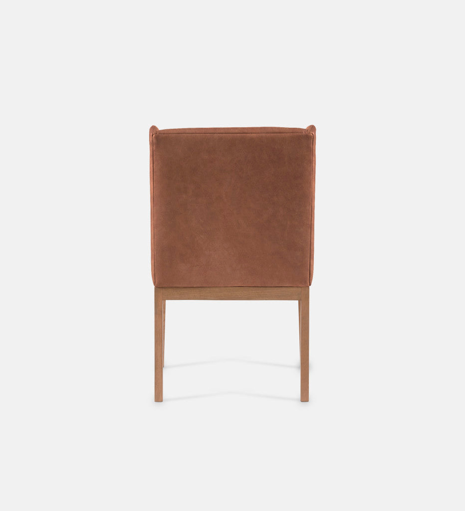 Kendall Leather Carver Chair Natural Leg (79413)