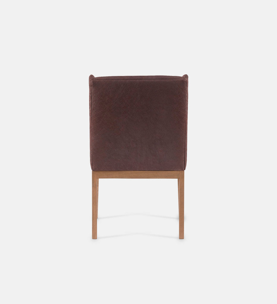 Kendall Leather Carver Chair Natural Leg (79443)