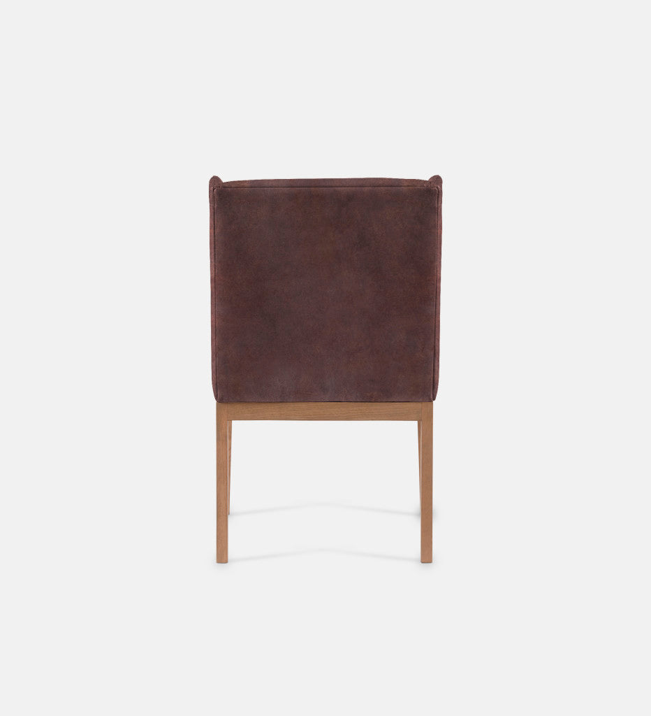 Kendall Leather Carver Chair Natural Leg (79493)