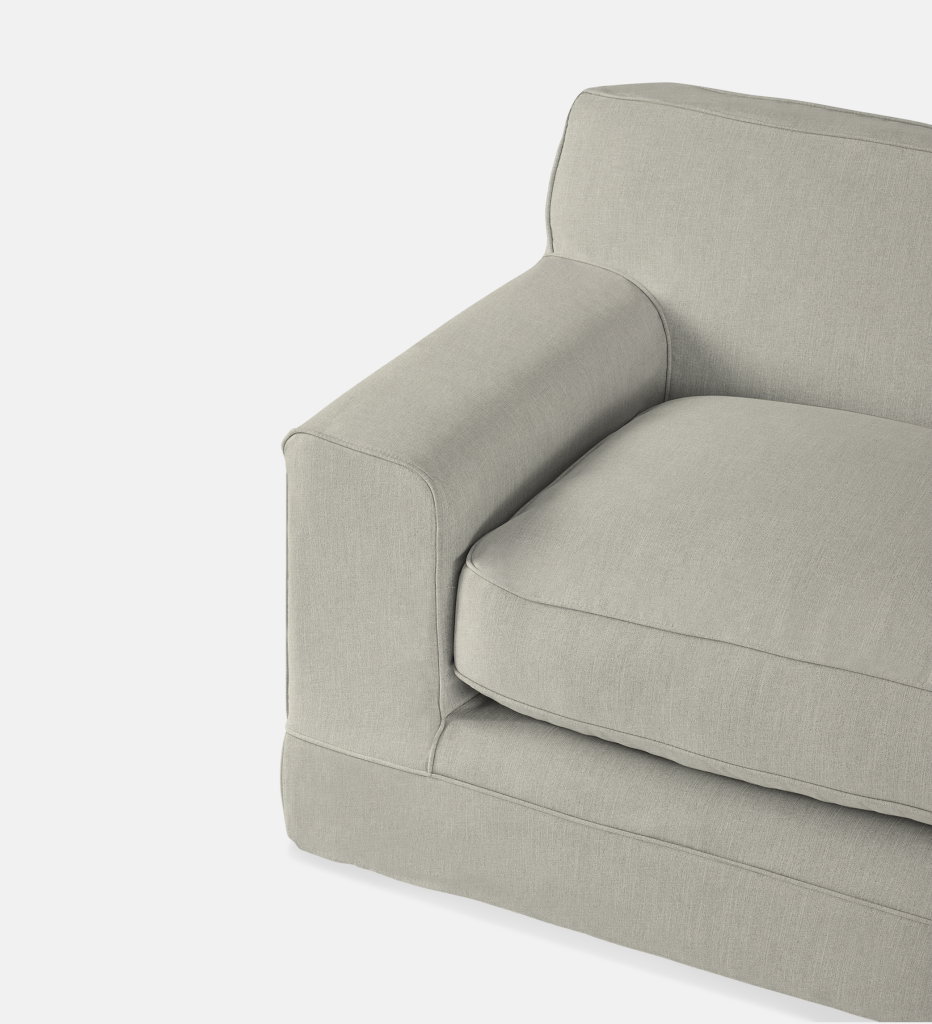 Kirsty Slipcover Corner Couch (5349)